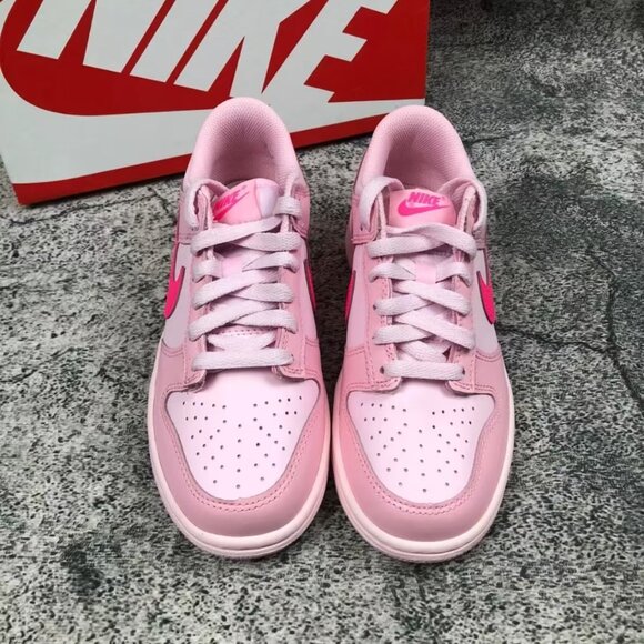 Nike Shoes - New Nike Dunk Low Light Pink Hyper Pink Sneakers - Women’s Size- With Origi